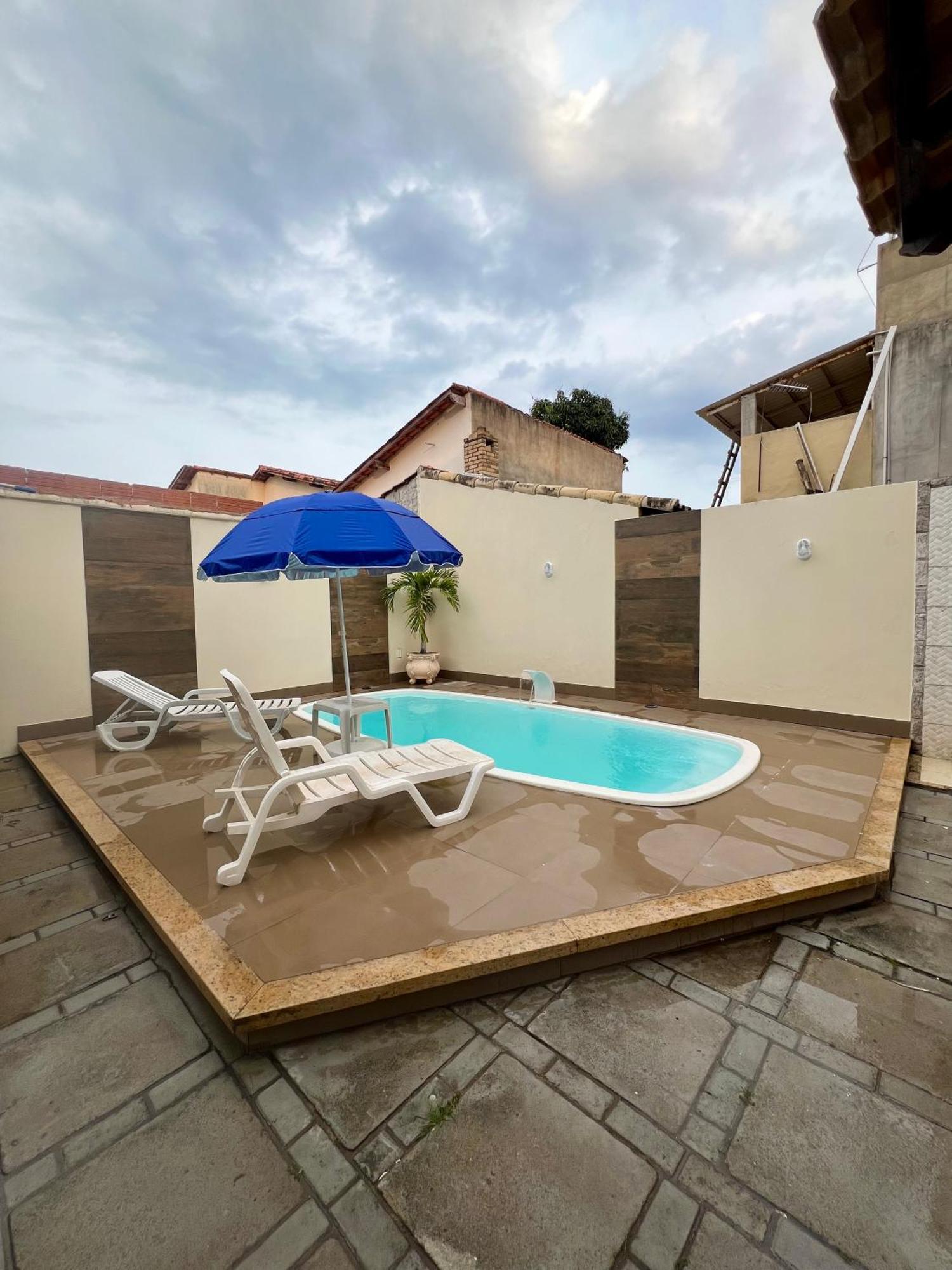 Casa Com Piscina, Churrasqueira E Ar Condicionado Em Condominio Кабу-Фриу Экстерьер фото
