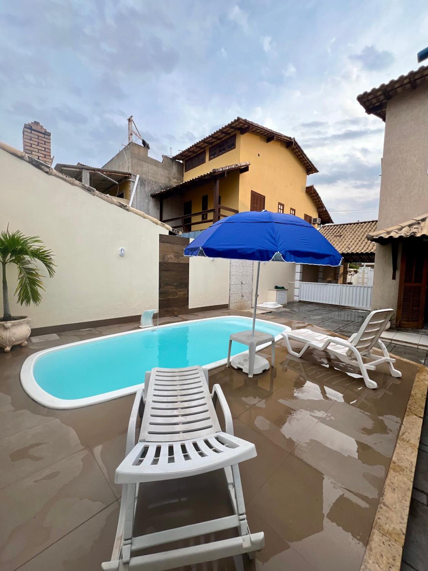 Casa Com Piscina, Churrasqueira E Ar Condicionado Em Condominio Кабу-Фриу Экстерьер фото