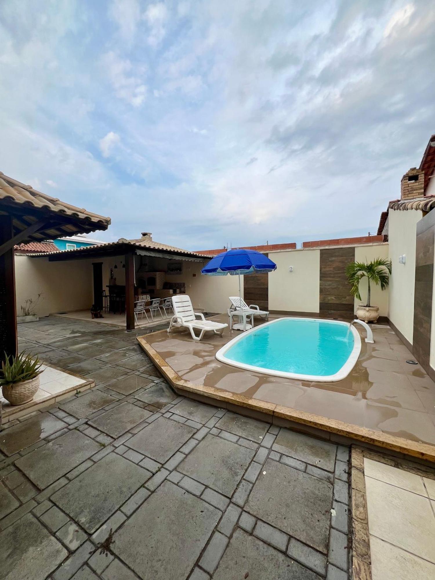 Casa Com Piscina, Churrasqueira E Ar Condicionado Em Condominio Кабу-Фриу Экстерьер фото